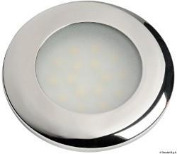  Spot LED Capella poli miroir blanc 